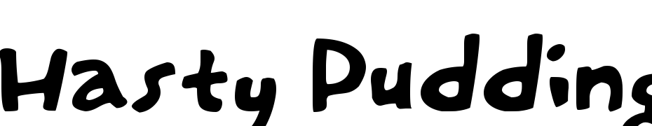 Hasty Pudding Font Download Free